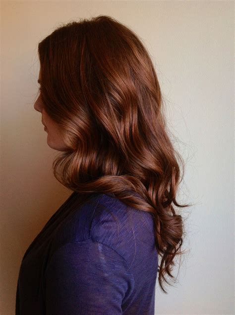 Natural Coppery Red Hair With Lowlites For Contrast And Dimension