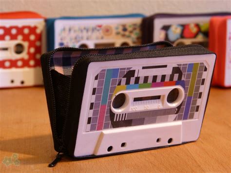Wallets Made By Cassette Tapes Diy Purse Diy Bag Cassette Tape