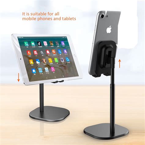 Cell Phone Holder For Desktop Angle Height Adjustable Stable Cell Phone