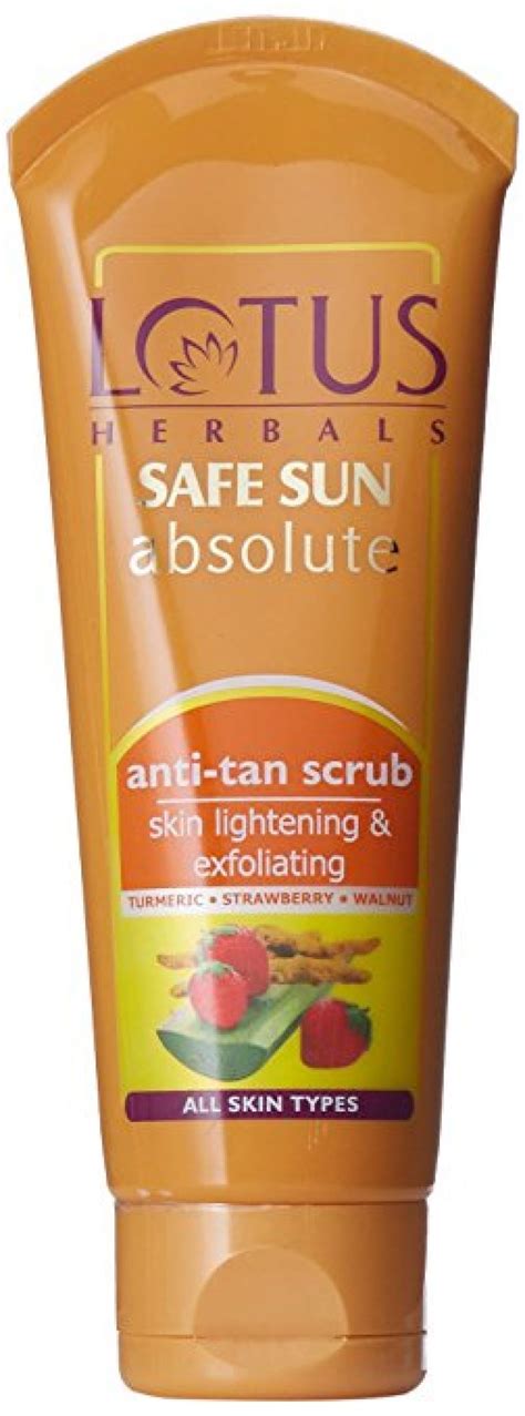 Lotus Herbals Safe Sun Absolute Anti Tan Scrub 100g Omgtricks