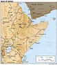InterOpp.org - Physical map of the Horn of Africa, large, 1992