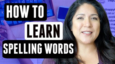 How To Easily Learn Spelling Words Youtube