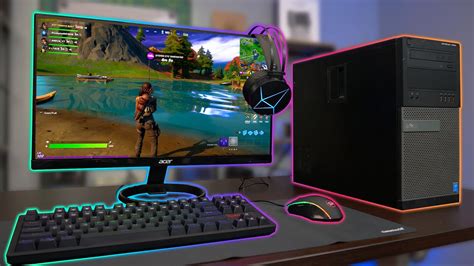 450 Full Gaming Setup Pc Monitor Keyboard Mouse Headset Youtube