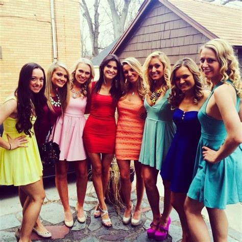 Fraternity Party Planning Girls Short Dresses Fraternity Formal Formal