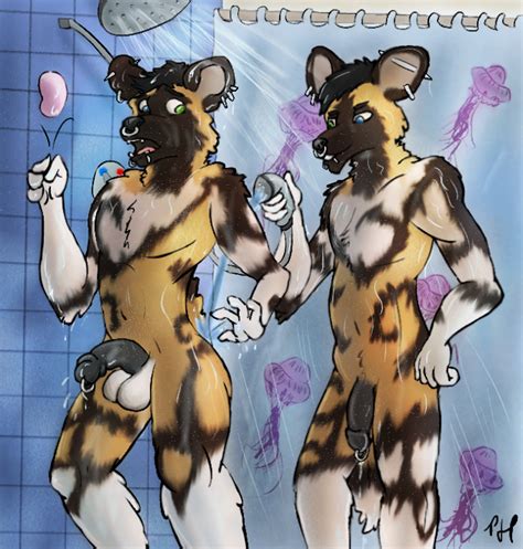 Rule 34 African Wild Dog Brothers Canine Casual Nudity Dont Drop The
