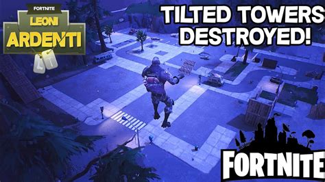 Fortnite The Comet Is Here Tilted Towers Is Being Destroyed