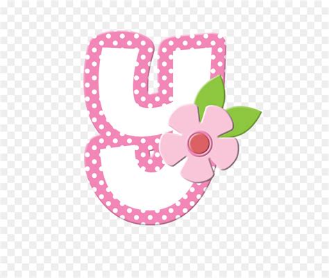 Temukan gambar huruf huruf dekoratif. Pink Flower Cartoon Clipart Letter Text Pink