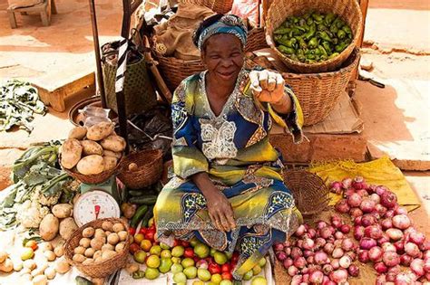 Market Woman In Ouagadougou Burkina Faso Ouagadougou Burkina Faso