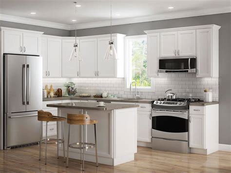 • white kitchen cabinets are iconic and timeless. Choosing the Right Paint Color That Compliments Your Kitchen Cabinets | Kitchen AZ Cabinets & More