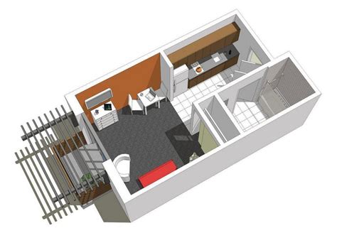 Roby Gallery Narrow Studio Apartment Floor Plans 50 Small Studio