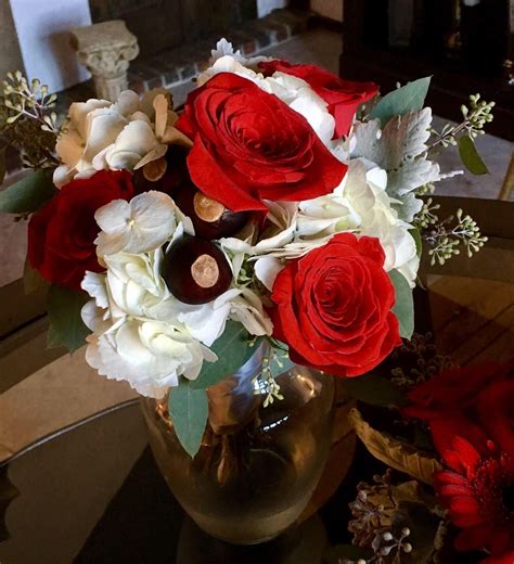 Schneiders Florist Bridesmaidbouquet Ohiostatebuckeye Themed By