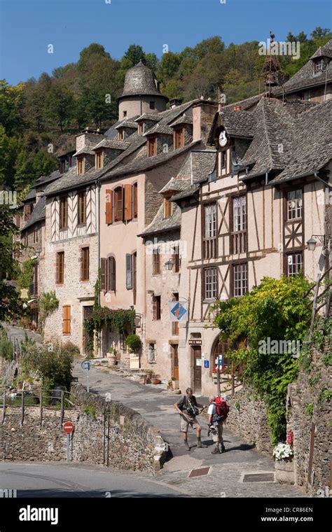 France Aveyron Conques Labelled Les Plus Beaux Villages De France