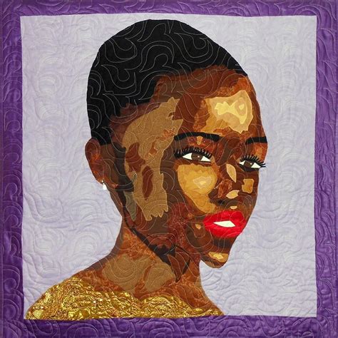 Aisha Lumumba On Instagram “one Of My Newest Portrait Quilts It Is