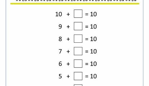 printable number bonds to 20 worksheet