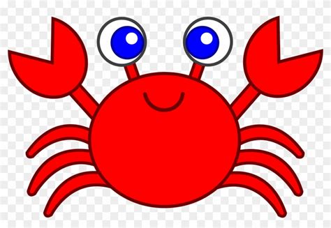 Cute Red Crab Clip Art Crab Clipart Hd Png Download 7031x4522