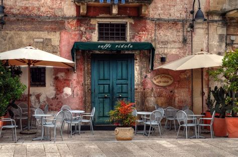 Coffee Gelato Or Both Matera Basilicata Italy Outdoor Cafe Diy