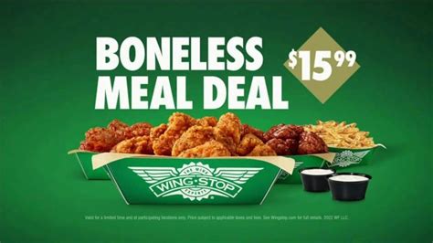 Wingstop Boneless Wings Tv Spot You Know You Want Boneless Meal Deal