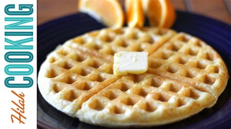 How To Make Waffles Hilah Cooking Youtube