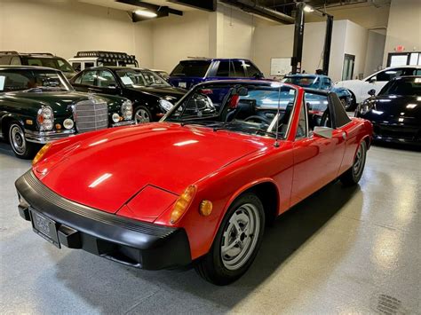 1975 Porsche 914 20 Scarlet Red With Black 2 Owner Collector Quality
