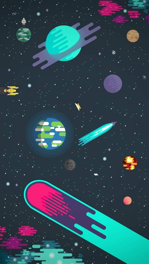 Cartoon Space Wallpapers - Wallpaper Cave