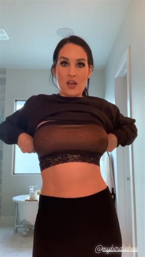 Wwe Nikki Bella Showing Off Her Huge Rack Free Porn