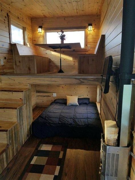 This tiny house on wheels for sale comes with a little deck to enjoy afternoon barbecues or mornings with a cup of coffee. Interior Design Ideas275 - SalePrice:40$ in 2020 | Tiny ...
