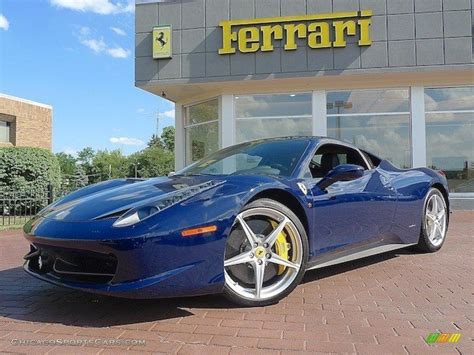 2010 Ferrari 458 Italia In Blue Scozia Dark Blue 175572