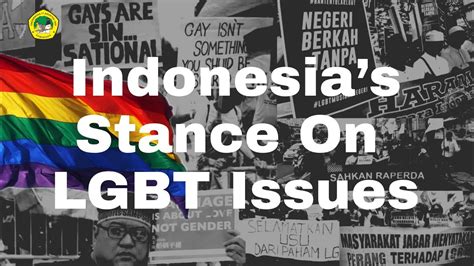 Sex And Gender Indonesia S Stance On Lgbt Issues Psikologi Lintas Budaya Helma Putri R