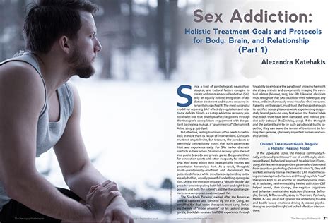 Sex Addiction The Science Of Psychotherapy