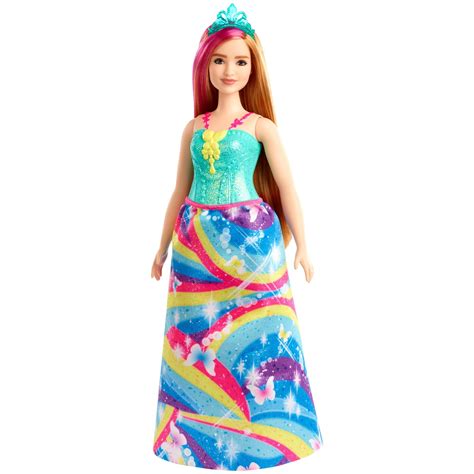 【サイズ】 barbie dreamtopia princess doll 12 inch curvy blonde with pink hairstreak 並行輸入品