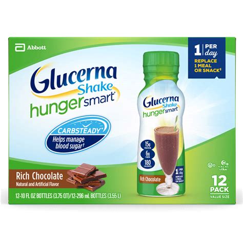 Glucerna Hunger Smart Diabetes Nutritional Shake Rich Chocolate Pack