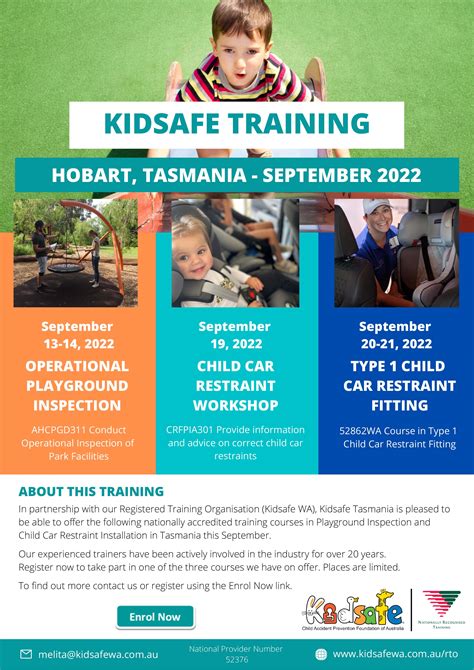 Training Opportunities In Child Safety Kidsafe Tasmania