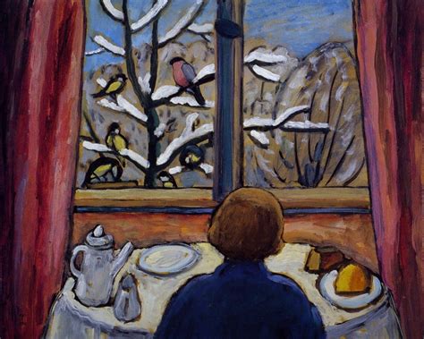 Gabriele Munter Breakfast Of Birds Painting Of The Week