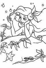 Coloring Pages Ariel Little Mermaid Disney Princess Kids Girls Castle Printable Visit Dinokids Girl Print Book sketch template