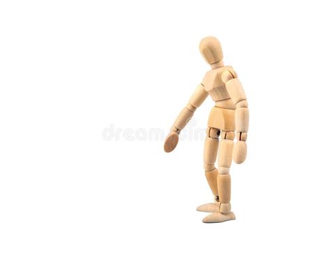 Wooden Human Model On A White Background Stock Photo Image Of Drawing