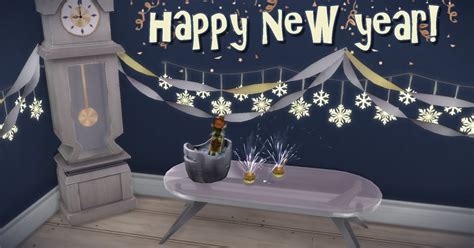 Sims 4 New Yearsparty Decor Thesimscc