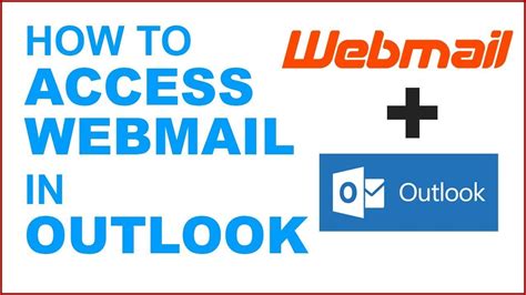 How To Configure Webmail Account With Microsoft Office Outlook Youtube