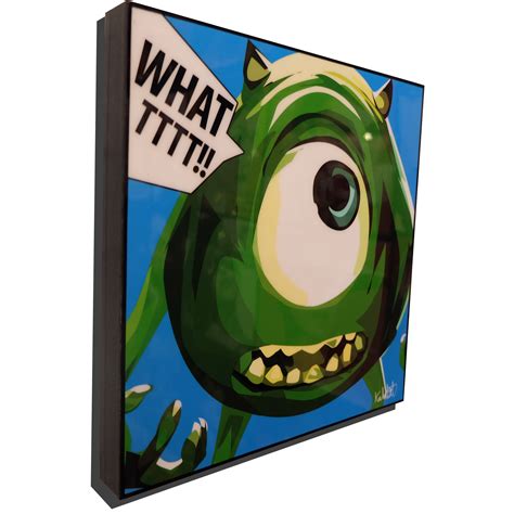 Mike Wazowski Monsters Inc Poster Whattttt Infamous Inspiration