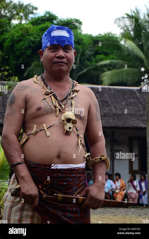 The Rituals Of The Dayak Tribe And The Women During The Celebration Borneo Indonesia Stock
