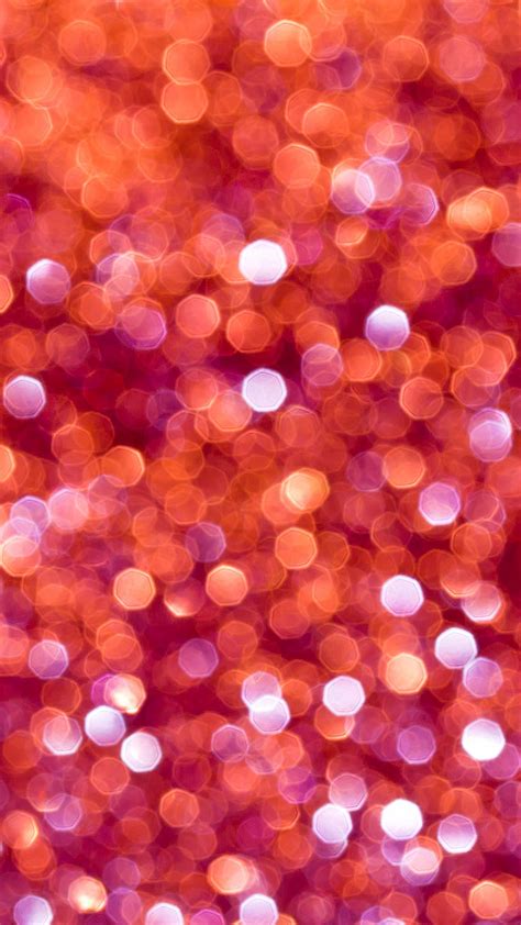 Orange Pink Glare Bokeh Circles 4k Hd Glitter Wallpapers Hd