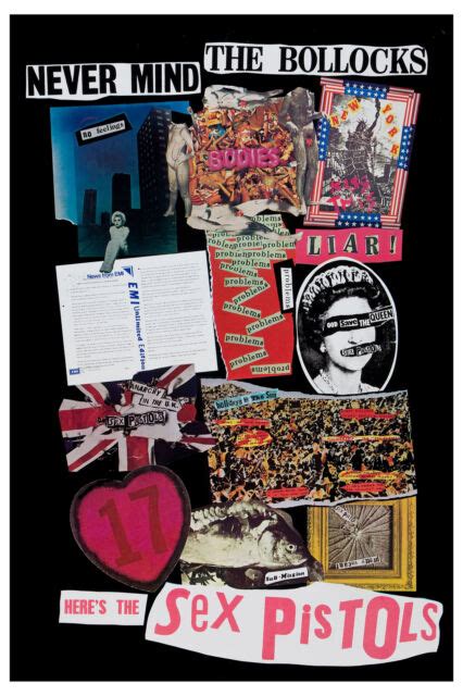 The Sex Pistols Never Mind The Bollocks Promotional Poster Circa 1977 For Sale Online Ebay