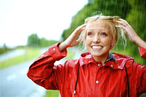 Some People Feel The Rain Others Just Get Wet Stock Image Image Of People Storm 272225447