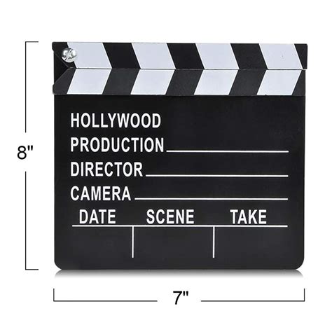 Artcreativity Movie Clapboard Hollywood Movie Theme Pb082t5yjfh