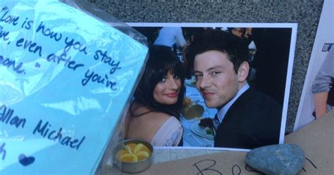 Gallery Memorial For Cory Monteith Outside Hotel Where He Died