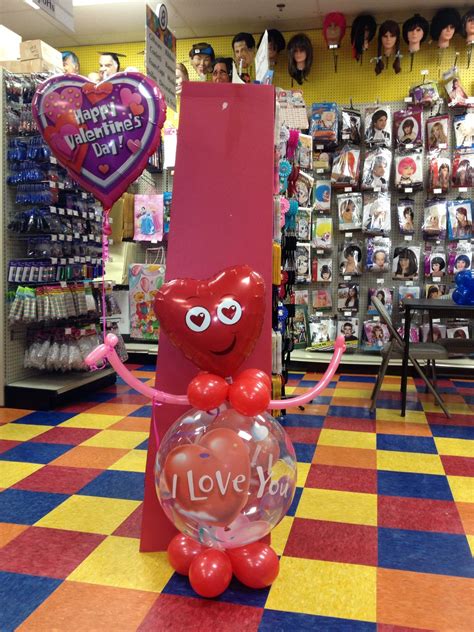 Valentines Day Bubble Buddy Balloon Centerpieces Balloon Decorations