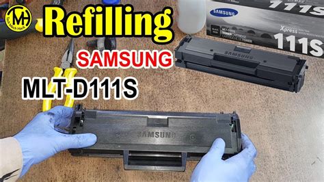 How To Refill Samsung Mlt D S Cartridge Youtube