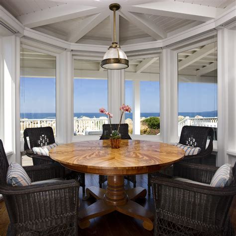 Second homeowners, rental property owners, and weekend visitors will find complete furnishings for every room, brought to you by people who care about design, comfort, and lifestyle. Traditional Beach House - Beach Style - Dining Room ...