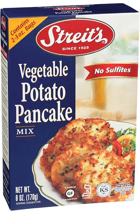 Take some potato pancake latke mix… …and add that to the water and eggs. Streit's Potato Pancake Mix Recipes : Potato Pancake Mix ...