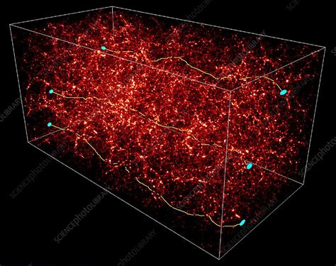 Dark Matter Map Stock Image R9800110 Science Photo Library