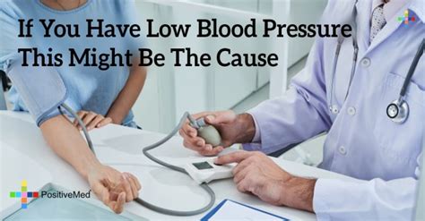 If You Have Low Blood Pressure This Might Be The Cause